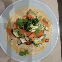 Red curry noodles at La Tastaolletes in Valencia