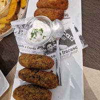 2 different croquettes at La Tastaolletes in Valencia