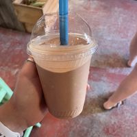 vegan mocha cold brew milkshake   at The Veggie Wagon in Carolina Beach