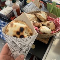 Empanada Vegana!:)  at Cafe del Far in Salou