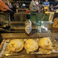 The vegan empanadas at Cafe del Far in Salou