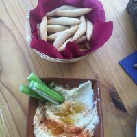 Hummus!!!! at Cafe del Far in Salou