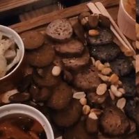 Vegan chorizo  at Cafe del Far in Salou