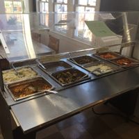 Vegetarian hot bar at 141 Bradford Natural Market in Provincetown