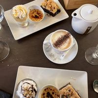 Coffee and dessert  at Annie's Kitchen in Lille