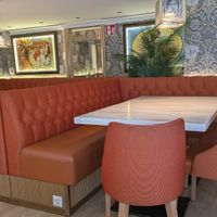 Upstairs seating at Andrum Cafe in Gothenburg