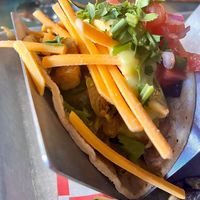 Brussel sprout and mushroom tacos  at PopoJito Med-Mex Kitchen in Scarsdale