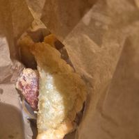 Thai green curry puffs $12 for 3: tasty, pretty small at Plant Based Eatery - Food Stand in Wollongong