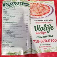 Lots of options at Bario's Pizza in Staten Island