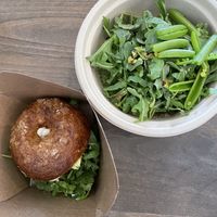 Yum!! Bagel Sando & Summer Quinoa Bowl! at Fix & Repeat in Bend
