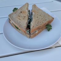 Bagel Sando (they were out of bagels) at Fix & Repeat in Bend