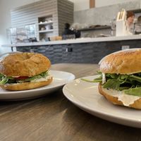 Bagel sandwiches   at Fix & Repeat in Bend