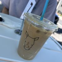 Latte at Fix & Repeat in Bend