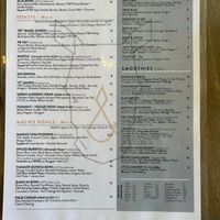 Menu at Fix & Repeat in Bend