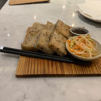 Turnip cake - a Taiwanese classic at Herbivore - Shin Kong Mitsukoshi in Taipei