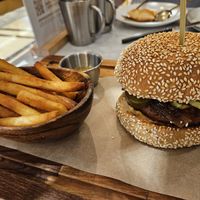 Spicy tex mex burger, NTD 415 at Herbivore - Shin Kong Mitsukoshi in Taipei