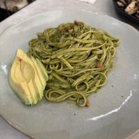 Pesto pasta  at Herbivore - Shin Kong Mitsukoshi in Taipei