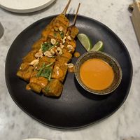 Peanut satay sticks  at Herbivore - Shin Kong Mitsukoshi in Taipei