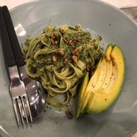 Pesto avocado pasta at Herbivore - Shin Kong Mitsukoshi in Taipei
