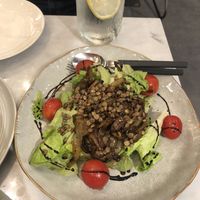 Mushroom Lentil Salad at Herbivore - Shin Kong Mitsukoshi in Taipei