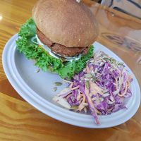 Veef burger! YES YES YES YES YES at And 유 (Yu) Cafe in Jeju