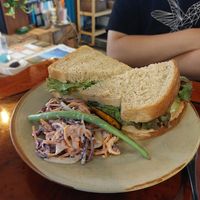 "Ham" sandwich at And 유 (Yu) Cafe in Jeju