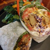 "Chicken" wrap at And 유 (Yu) Cafe in Jeju