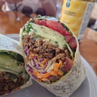 Pulled Pork Wrap at And 유 (Yu) Cafe in Jeju