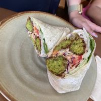 Falafel wrap   at And 유 (Yu) Cafe in Jeju