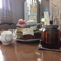 Afternoon tea set (must reserve at least one day in advance, is for 2 people).  at And 유 (Yu) Cafe in Jeju