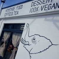 The outside at And 유 (Yu) Cafe in Jeju