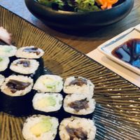 Avocado & Shiitake Sushi at Senju  in Mannheim