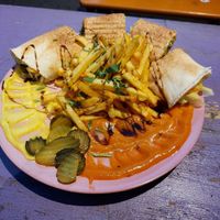 ShaVarma wrap plate at Bodhi in Mannheim