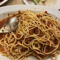 Tomato and basil pasta   at Maro Tavern in Naxos