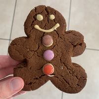 Vegan Gingerbread Man! at Charlie's Raw Squeeze in Morningside