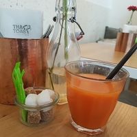 fresh juice at That's Toast in Bruges