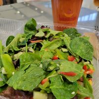 Create your own salad and a mixed veggie juice. One of the few healthy options at this airport. at IAH - The Market By Villa - E1 in Houston