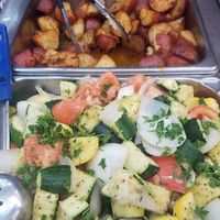 some vegan options at IAH - The Market By Villa - E1 in Houston