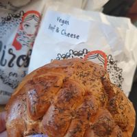 vegan beef & cheese at Pinoyshki in Seattle