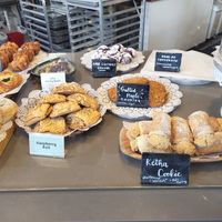 Vegan ube crinkle cookie at Pinoyshki in Seattle