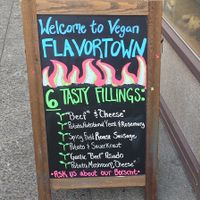 Today they had 6 wonderful vegan piroshki offerings. at Pinoyshki in Seattle