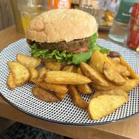 burger Vegana  at Lille Brunch & Lunch in Tenerife