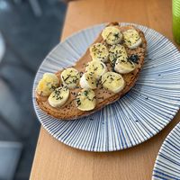 Peanut butter and banana with seaweed  at Lille Brunch & Lunch in Tenerife