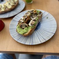 Mushroom and avocado   at Lille Brunch & Lunch in Tenerife