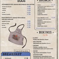 Menu  at Lille Brunch & Lunch in Tenerife