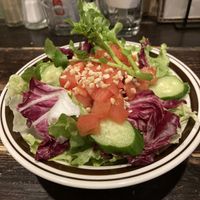 Side salad   at Center 4 Hamburgers in Takayama