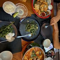 Tom yam with tofu and morning glory are amazing !  at Chill Chill at Pai in Koh Yao Yai