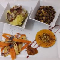 Seasonal vegetables at La Table de Flore in Rouen