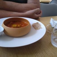 Soupe bouillabaisse at La Table de Flore in Rouen