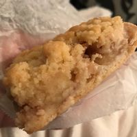 Apple Streusel. Very nice flavor, aromatic, soft texture with crunch topping. at BreadHaus in Grapevine